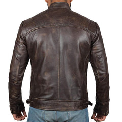Stylish Men's Biker Jacket with Classic Design and Modern Fit