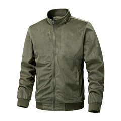 Men's Stylish Stand Collar Jacket - Perfect for Casual and Outdoor Adventures