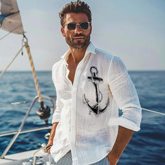 Men's Hawaiian Fashion Casual Linen Shirt