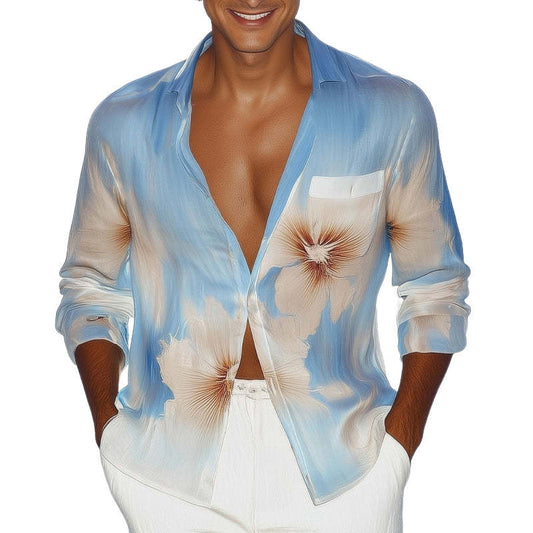 Men's Hawaiian Fashion Lightweight Comfortable Printed Shirt MTA0397D1U
