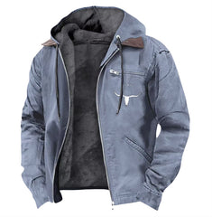 Winter Warmth Hooded Jacket with Faux Fur Lining - Perfect for Cold Weather