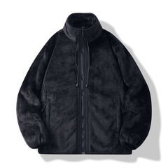 Cozy Fleece Jacket for Winter - Warm and Stylish Outerwear with Zipper Closure