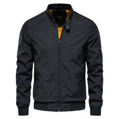 Men's Stylish Stand Collar Jacket - Perfect for Casual and Outdoor Activities
