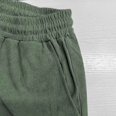 Butter Goods Corduroy Cargo Shorts - Olive Green | Comfortable & Stylish Summer Short