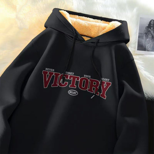 Cozy Victory Hoodie - Winter Essentials for Casual Wear