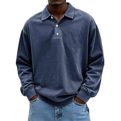 Oversized Polo Shirt with Casual Elegance for Everyday Wear