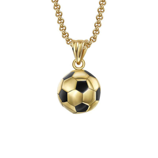 Men's Retro Casual Football Necklace 86744970TO