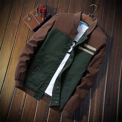Stylish Men's Bomber Jacket - Perfect for Casual and Outdoor Adventures