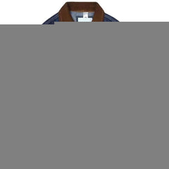 Stylish Denim Jacket with Contrast Elbow Patches for Men