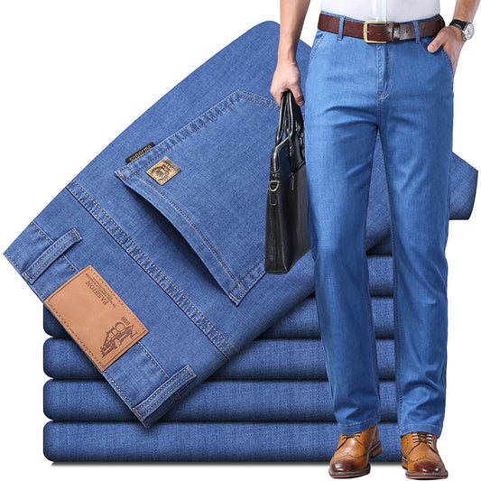 Stylish Men's Slim Fit Jeans with Trendy Design for All Seasons
