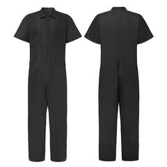 Stylish Short-Sleeve Jumpsuit For Men - Perfect For Summer Outings