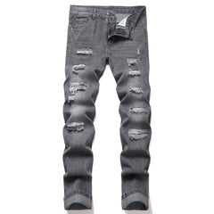 Distressed Ripped Jeans For Men - Fashionable And Stylish Denim Trousers
