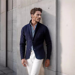 Stylish Black Blazer For Modern Gentlemen