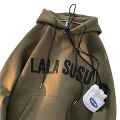 Stylish Hoodie with Trendy Lettering for Casual Wear