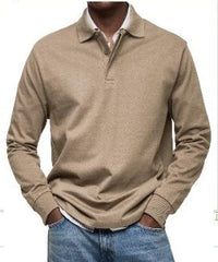 Men's Long Sleeve Polo Shirt - Classic Fit For Casual And Smart-Casual Occasions