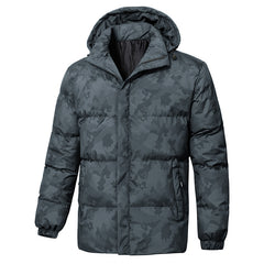 Camouflage Pattern Winter Down Jacket for Men - Warm, Stylish, and Versatile