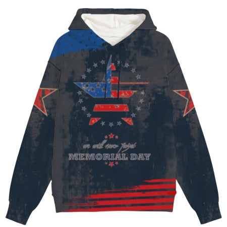 Patriotic Memorial Day Hoodie - Perfect for Honoring and Remembering