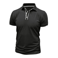 Men's Stylish Olive Green Polo Shirt - Perfect for Casual and Formal Occasions