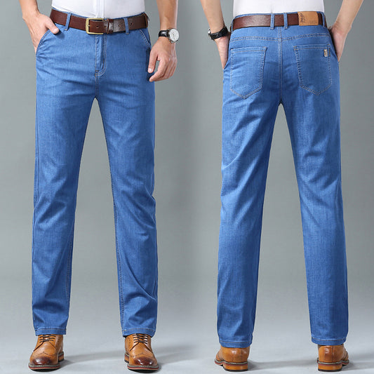 Stylish Men's Slim Fit Jeans with Trendy Design for All Seasons