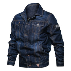 Stylish Men's Denim Jacket - Perfect for Casual and Outdoor Adventures