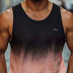 Men's Cool Gradient Contrast Printed Casual Tank Top MTA2510C5U