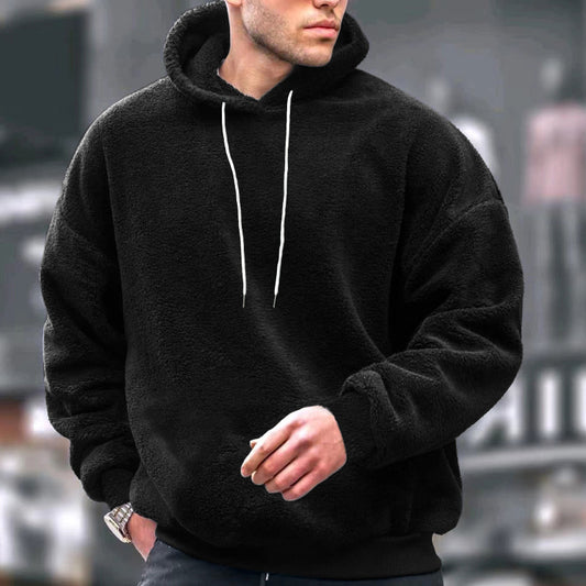 Cozy Hooded Sweatshirt for Men - Perfect for Casual Wear and Cold Weather