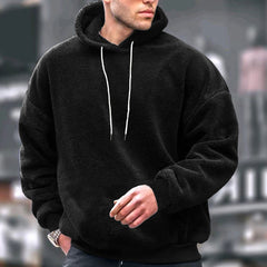 Cozy Hooded Sweatshirt for Men - Perfect for Casual Wear and Cold Weather