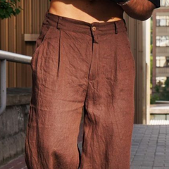 Men's Spring Fashion Casual Loose Cotton And Linen Pants MTA2082C9K