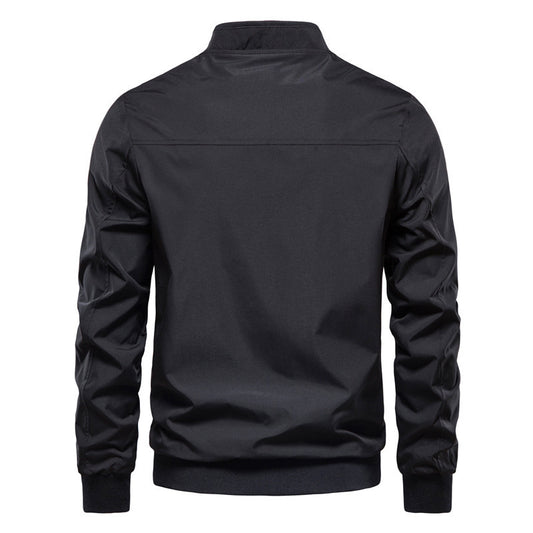 Men's Stylish Stand Collar Jacket - Perfect for Casual and Outdoor Activities