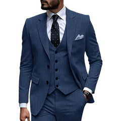 Men's Cotton And Linen Casual Business Blazers MTA2863C7X