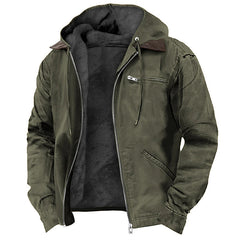 Winter Warmth Hooded Jacket with Faux Fur Lining - Perfect for Cold Weather