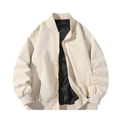 Stylish Military Green Bomber Jacket for Men - Perfect for Casual and Outdoor Activities