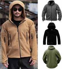 Men's Tactical Hooded Jacket - Perfect for Outdoor Adventures and Casual Wear