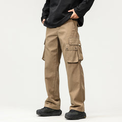 Men's Cargo Pants with Oversized Pockets - Perfect for Casual and Outdoor Adventures