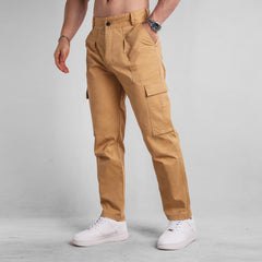 Men's Cargo Pants with Multiple Pockets and Stylish Design