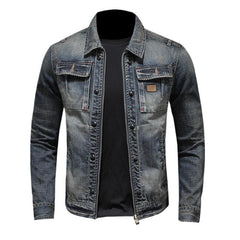 Stylish Men's Denim Jacket - Perfect for Casual and Outdoor Adventures