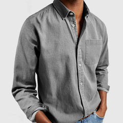 Stylish Casual Button-Up Shirt for Men - Perfect for Everyday Wear