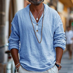 Stylish Henley Shirt for Men - Perfect for Casual and Outdoor Wear