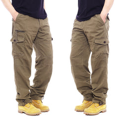 Men's Multi-Pocket Cargo Pants - Versatile and Durable for Everyday Use