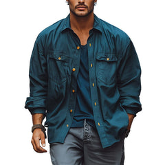Men's Spring Fashion Long Sleeve Shirt MTA3171C6P