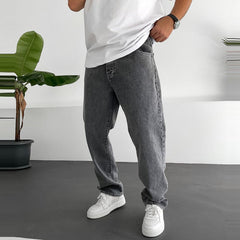 Men's Classic Solid Color Casual Jeans