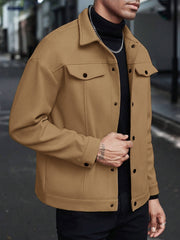 Stylish Men's Casual Jacket With Multiple Color Options