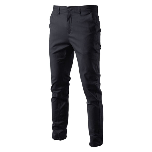 Stylish Khaki Slim Fit Trousers for Men - Perfect for Casual and Smart-Casual Occasions
