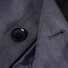 Men's Vintage Suede Single Breasted Stand Collar Jacket 65731063Y
