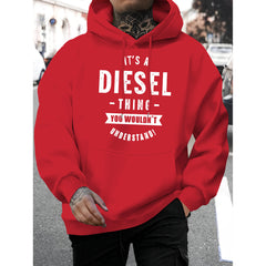 Stylish Hoodie with Bold Graphic Print for Men