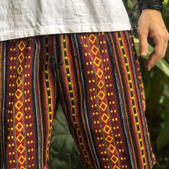 Ethnic Patterned Shorts for Men - Perfect for Summer Outdoors
