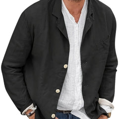 Stylish Beige Blazer for Men - Perfect for Casual and Formal Occasions