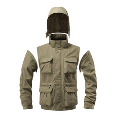 Men's Outdoor Utility Jacket - Perfect For Adventure And Casual Wear