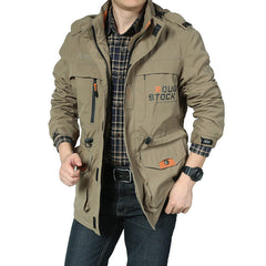 Men's Outdoor Utility Jacket - Perfect For Adventure And Casual Wear