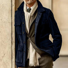 Stylish Men's Jacket with Versatile Layering Options for Modern Gentlemen